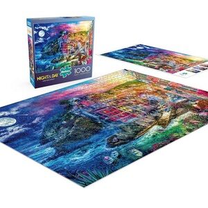 Buffalo Night & Day 1,000 Piece Puzzle - Cinque Terre Splendour